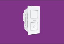 10 Amp Bell Push Switch 1 M (SMMART) (V1033) – V-Five Series | Vinayak Electricals